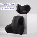 ชุดหมอนรองคอผ้าฝ้ายหน่วยความจำในรถ | Ergonomic Car Seat Headrest - Road Element
