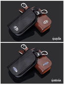 กระเป๋าซองหนังแท้ใส่กุญแจรถลายไม้ | KeyHolder - Road Element